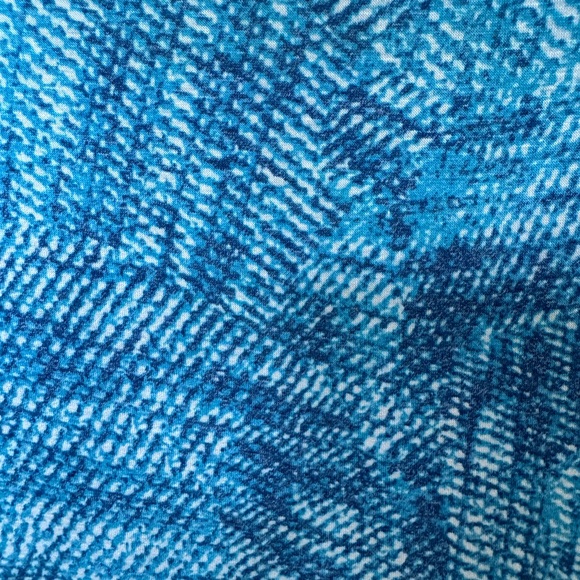 Brand New LuLaRoe Size XL Teal, Dark Teal & White Julia Dress - Picture 3 of 7